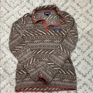 Patagonia Brown Patterned Women's Pullover